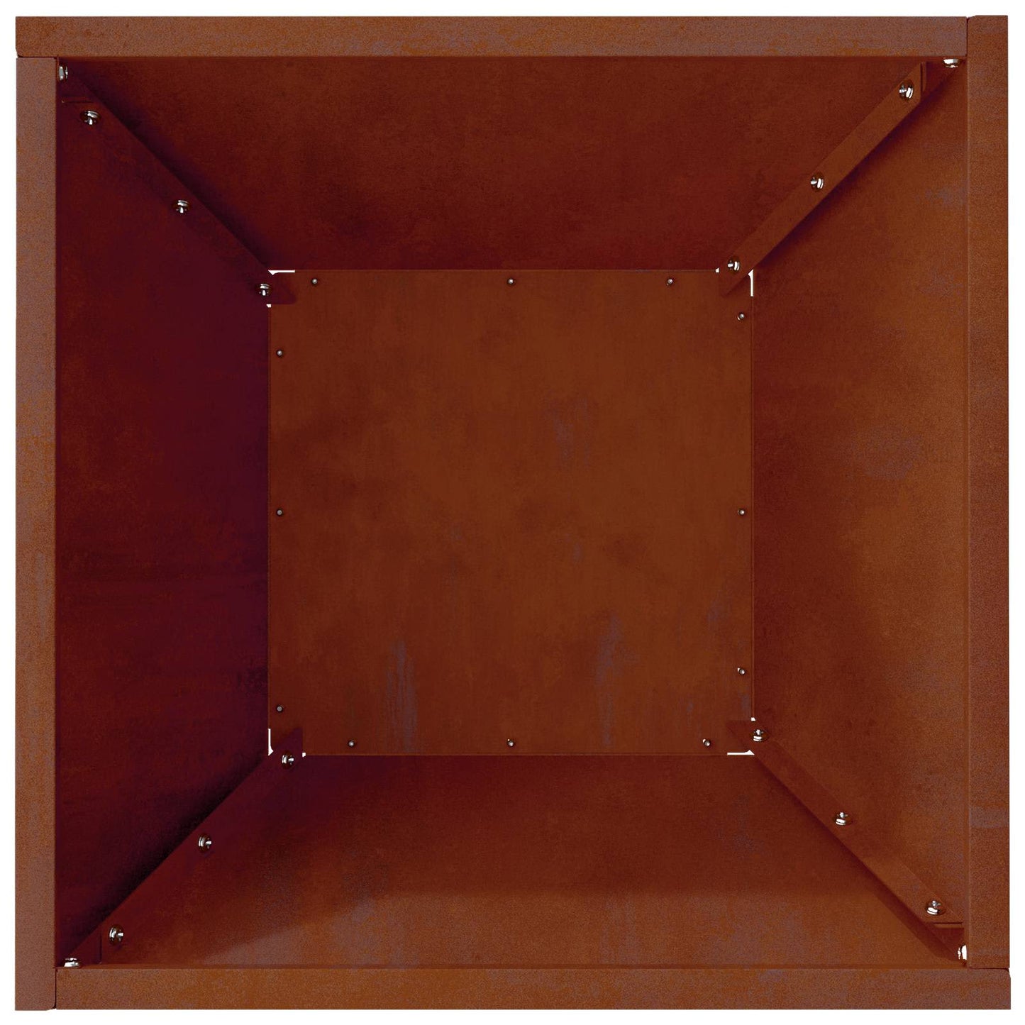 Garden Planter Rusty 35 x 35 x 15 cm Weathering Steel