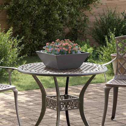 Garden Planter 5 pcs Black 40 x 40 x 15 cm Cold-rolled Steel