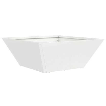 Garden Planter 5 pcs White 40 x 40 x 15 cm Cold-rolled Steel