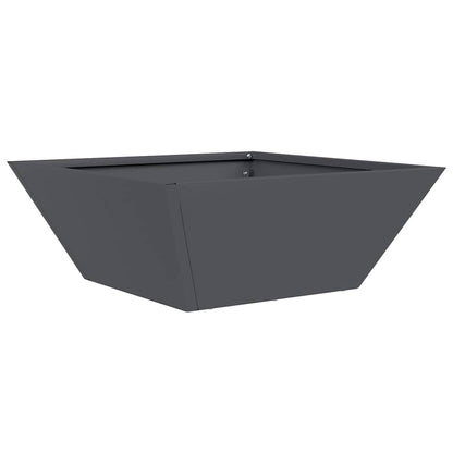 Garden Planter Anthracite 40 x 40 x 15 cm Cold-rolled Steel
