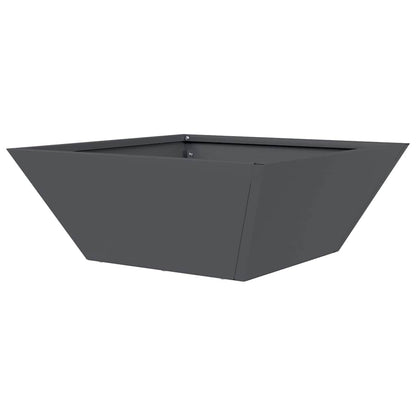 Garden Planter Anthracite 40 x 40 x 15 cm Cold-rolled Steel