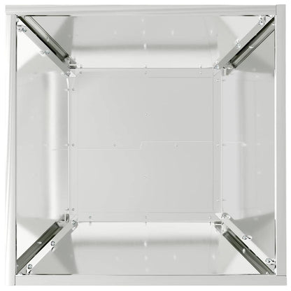 Garden Planter 5 pcs Silver 40 x 40 x 15 cm Galvanised Steel