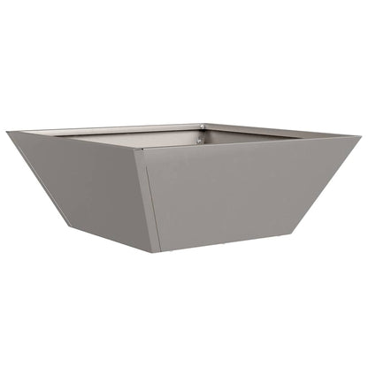 Garden Planter Rusty 40 x 40 x 15 cm Weathering Steel