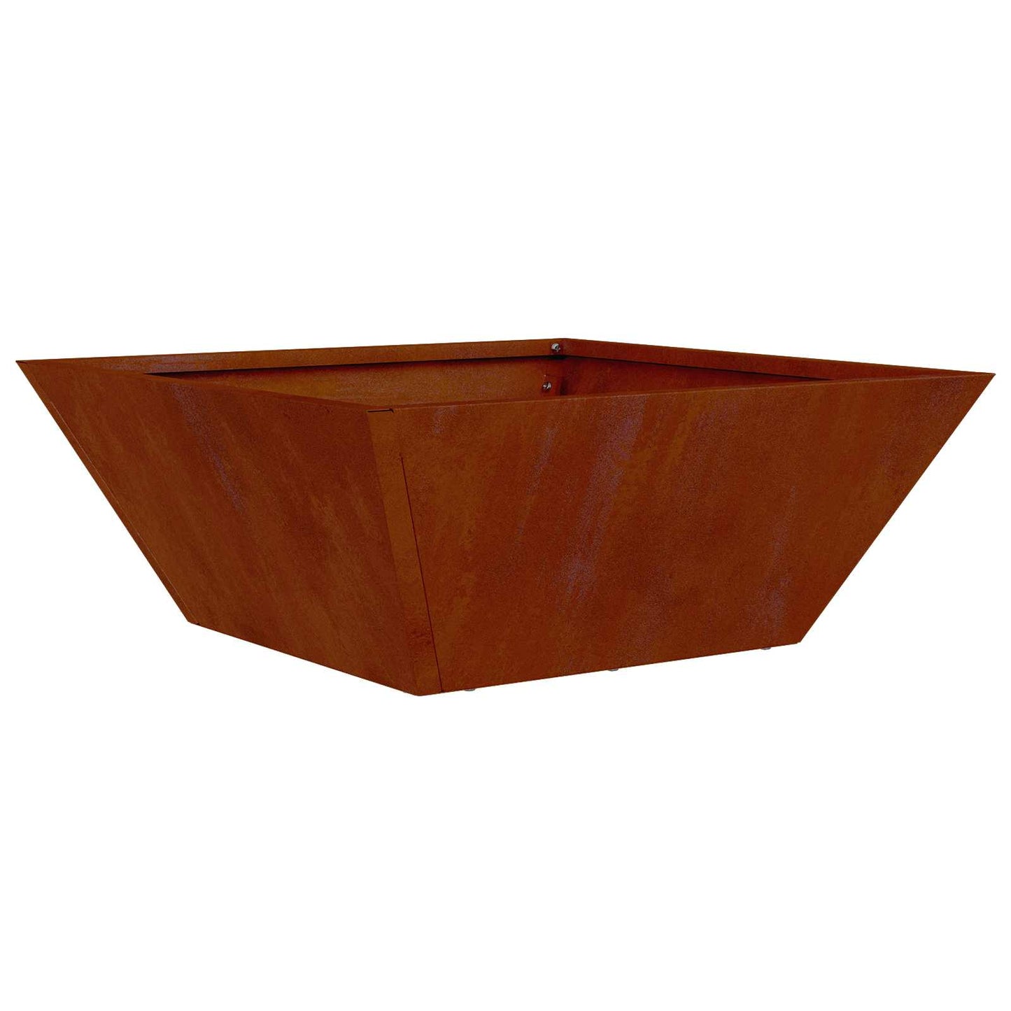 Garden Planter Rusty 40 x 40 x 15 cm Weathering Steel