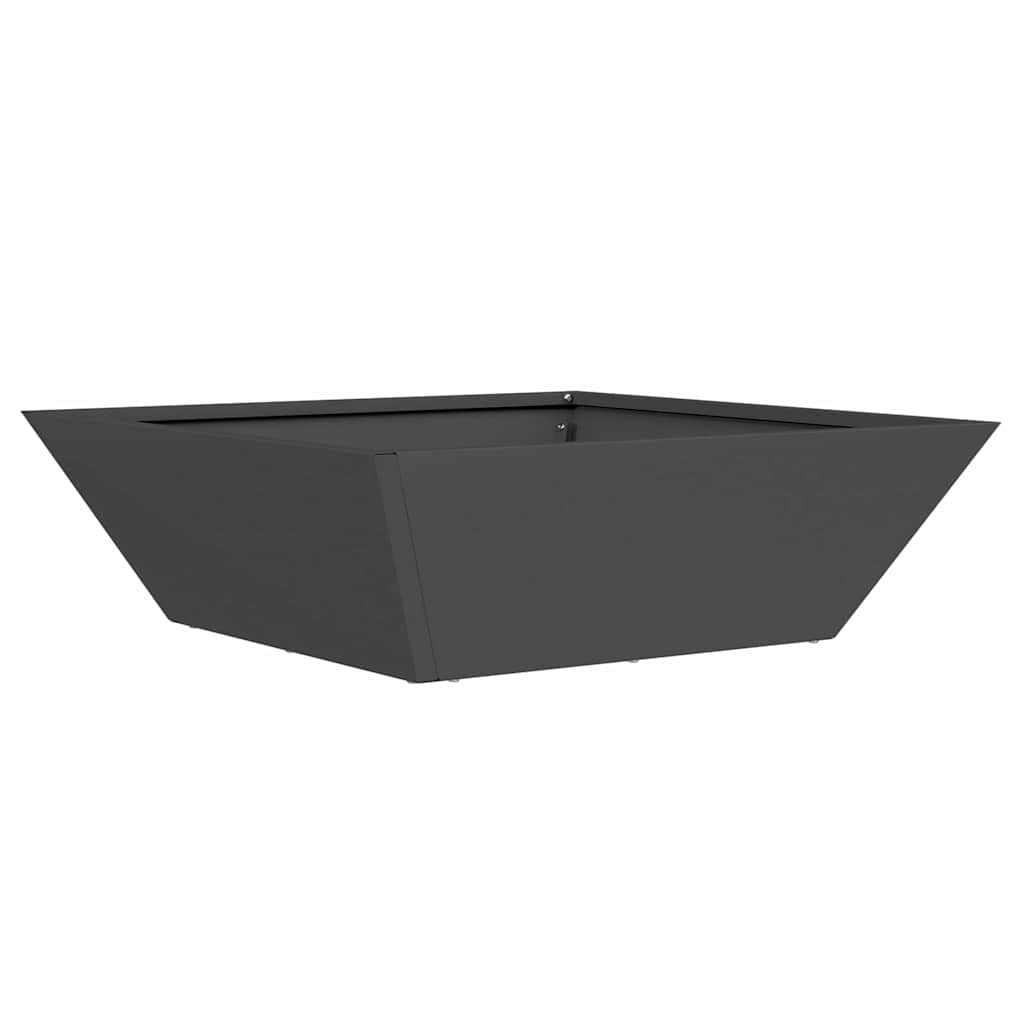 Garden Planter 5 pcs Black 50 x 50 x 15 cm Cold-rolled Steel