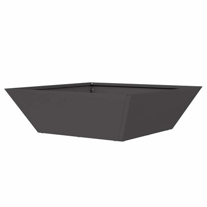 Garden Planter 5 pcs Black 50 x 50 x 15 cm Cold-rolled Steel