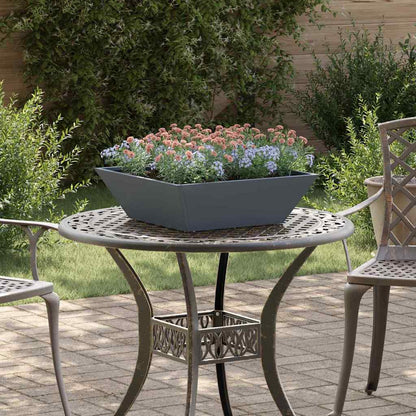 Garden Planter 5 pcs Anthracite 50 x 50 x 15 cm