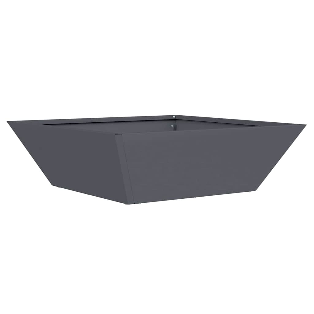 Garden Planter 5 pcs Anthracite 50 x 50 x 15 cm