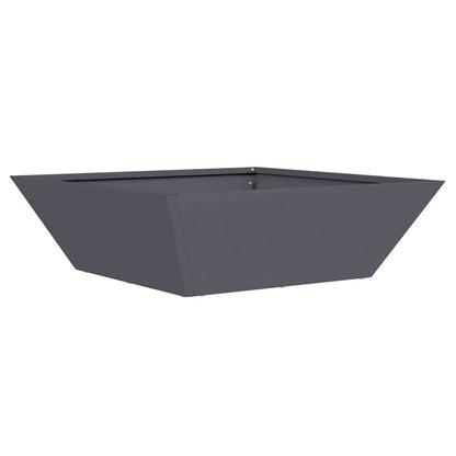 Garden Planter 5 pcs Anthracite 50 x 50 x 15 cm