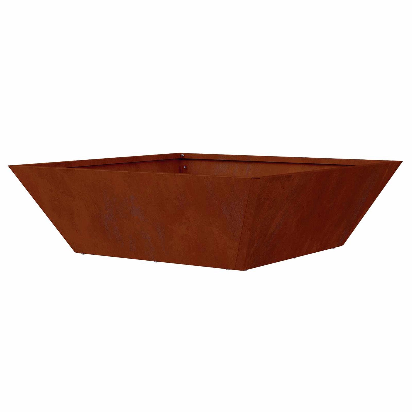 Garden Planter Rusty 50 x 50 x 15 cm Weathering Steel