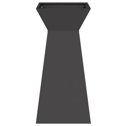 Pillar Planter Black 35 x 35 x 73 cm