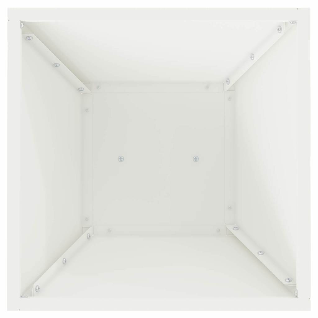 Pillar Planter White 35 x 35 x 73 cm