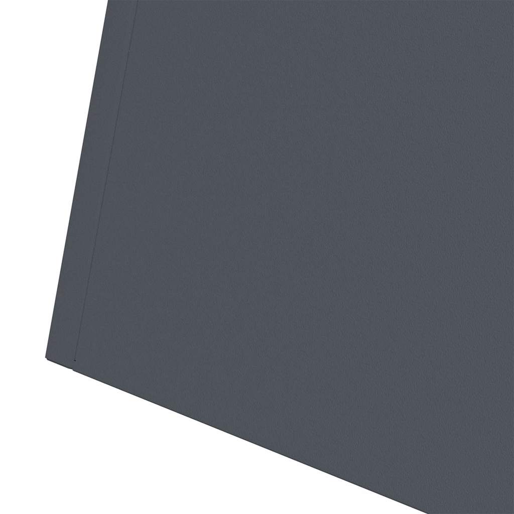 Pillar Planter 2 pcs Anthracite 35 x 35 x 73 cm