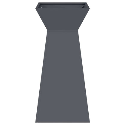 Pillar Planter 2 pcs Anthracite 35 x 35 x 73 cm
