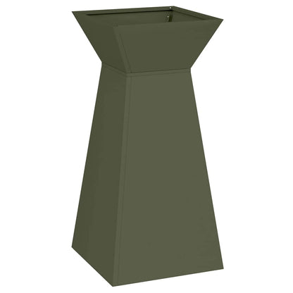 Pillar Planter Olive 35 x 35 x 73 cm