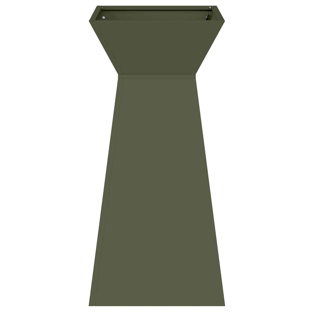 Pillar Planter Olive 35 x 35 x 73 cm