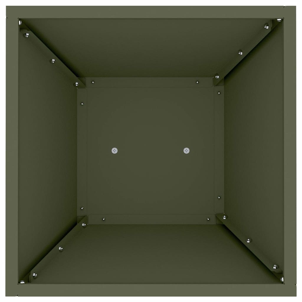 Pillar Planter Olive 35 x 35 x 73 cm