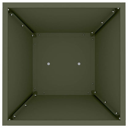 Pillar Planter Olive 35 x 35 x 73 cm