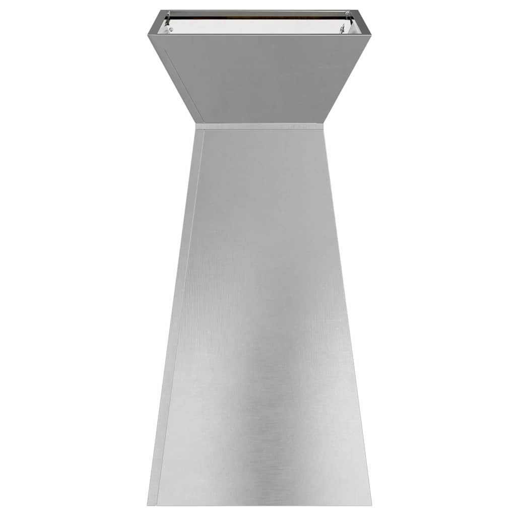 Pillar Planter 2 pcs Silver 35 x 35 x 73 cm