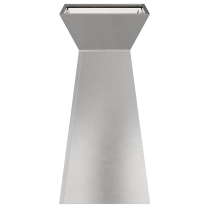 Pillar Planter 2 pcs Silver 35 x 35 x 73 cm