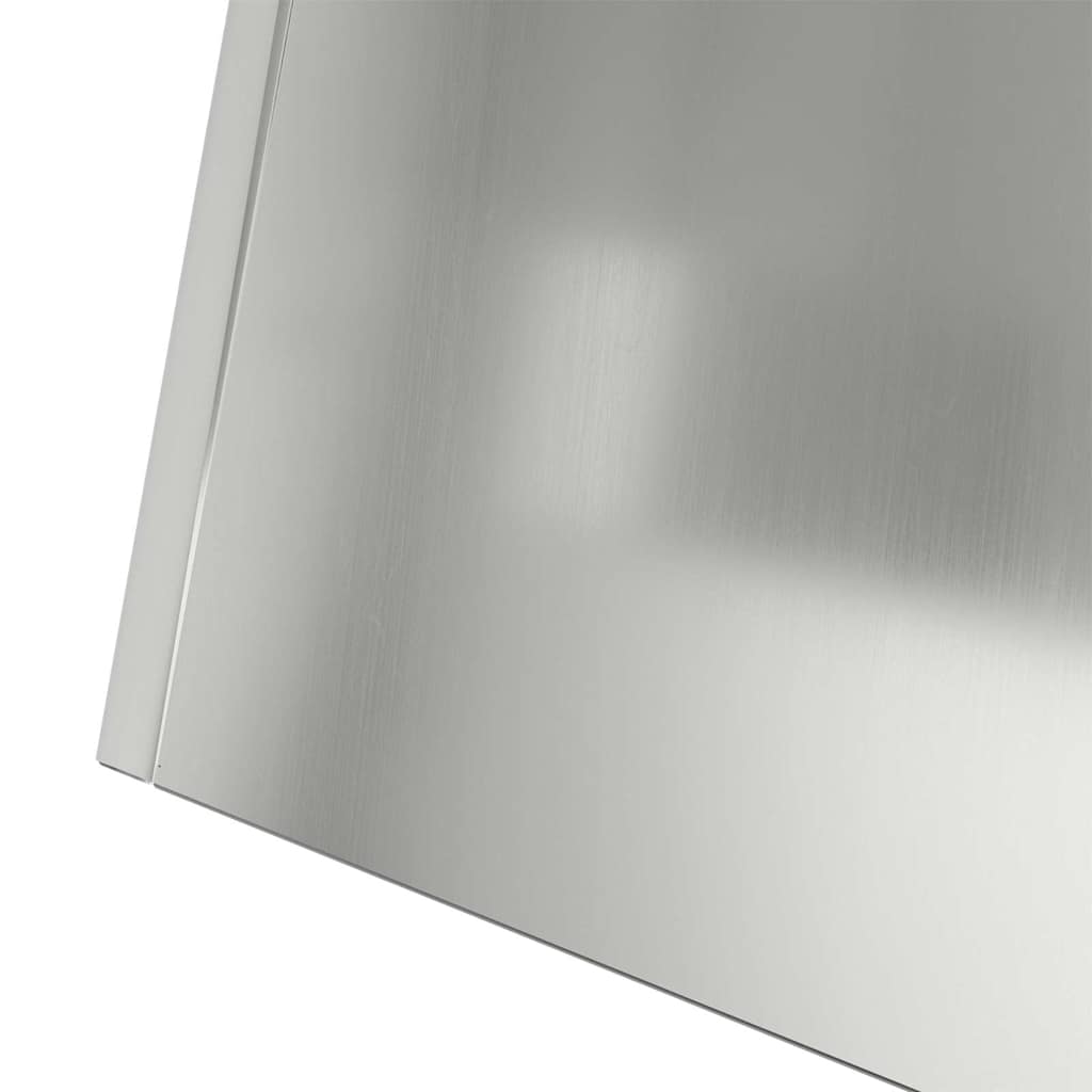 Pillar Planter Silver 35 x 35 x 73 cm