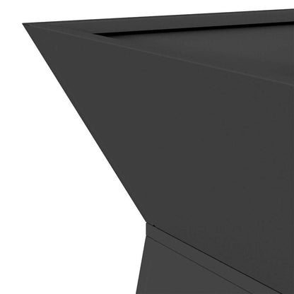 Pillar Planter Black 40 x 40 x 100 cm