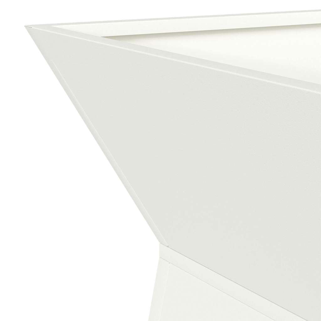 Pillar Planter White 40 x 40 x 100 cm