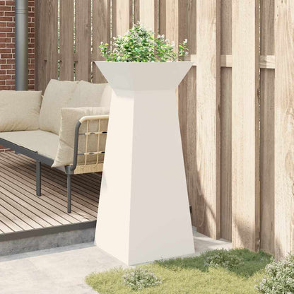 Pillar Planter White 40 x 40 x 100 cm