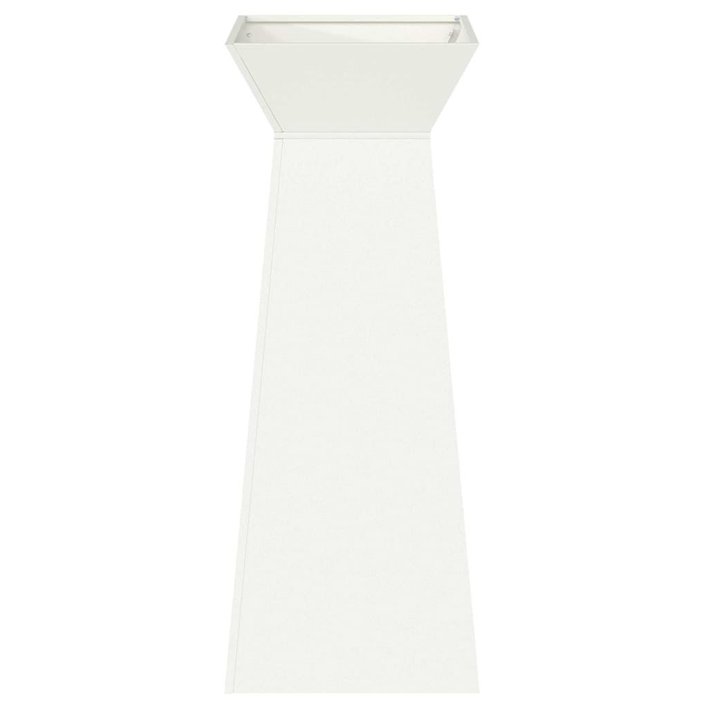 Pillar Planter White 40 x 40 x 100 cm