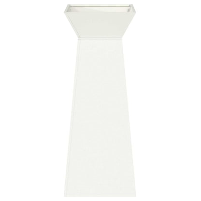 Pillar Planter White 40 x 40 x 100 cm