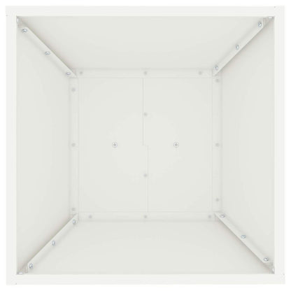 Pillar Planter White 40 x 40 x 100 cm