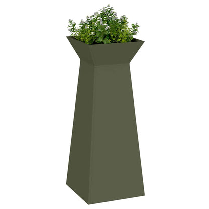 Pillar Planter Olive 40 x 40 x 100 cm