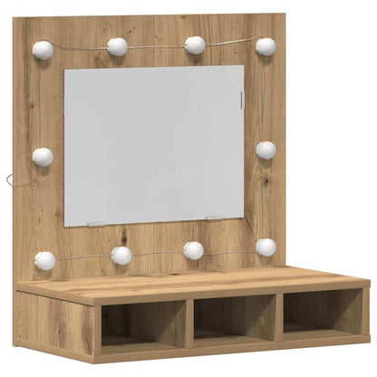 Mirror Cabinet Artisan Oak 60 x 31.5 x 62 cm Engineered Wood