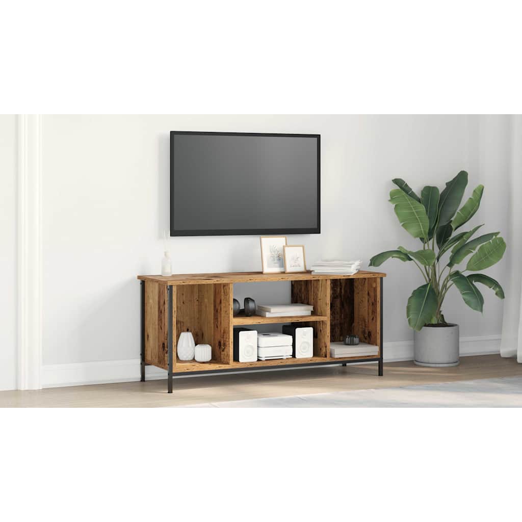 TV Cabinet Old Wood 102 x 35 x 45 cm Engineered Wood