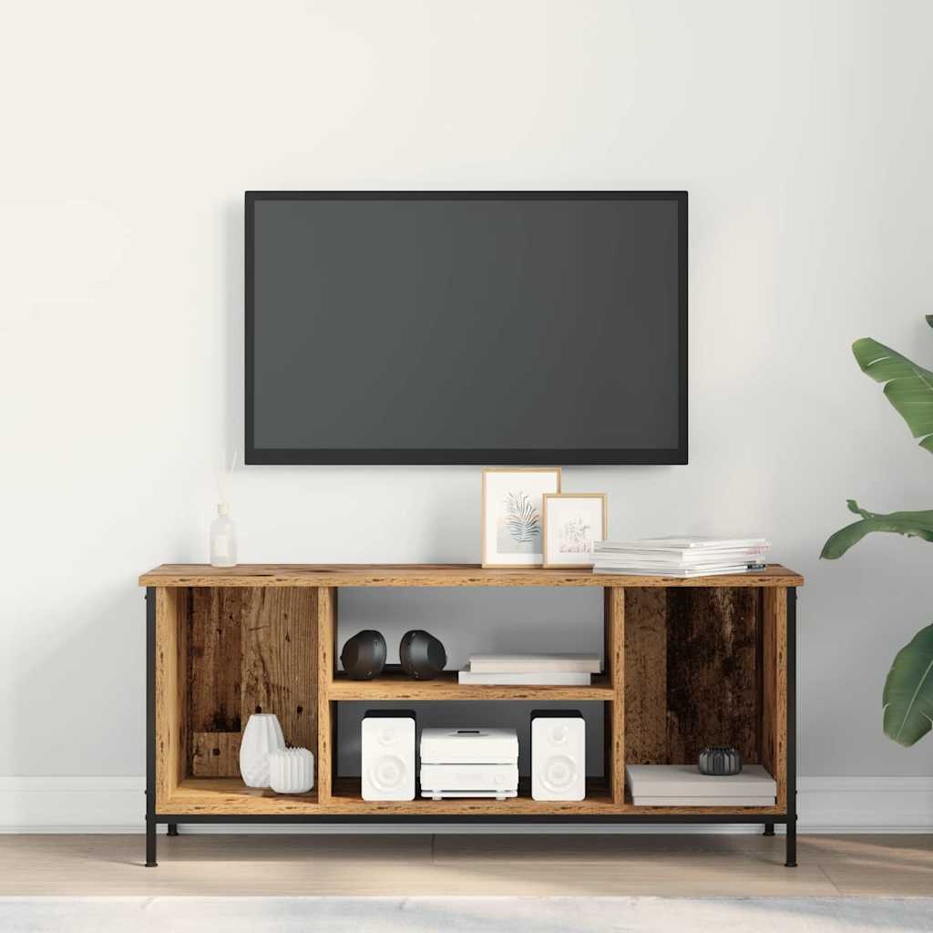 TV Cabinet Old Wood 102 x 35 x 45 cm Engineered Wood