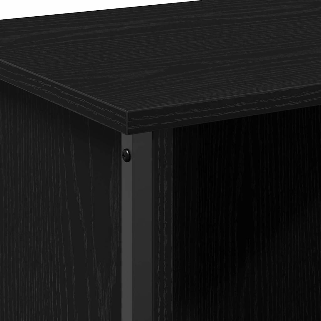 TV Cabinet 102 x 35 x 45 cm Black Oak Engineered Wood