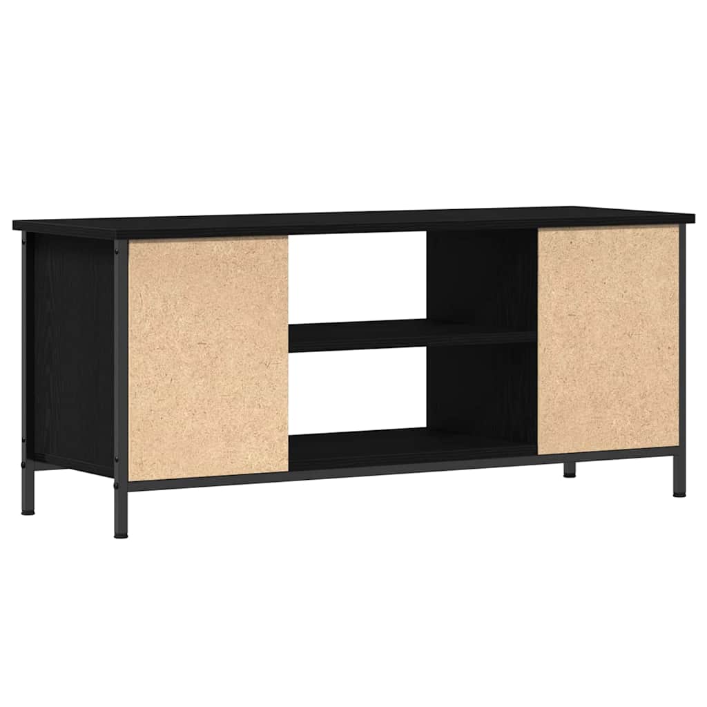 TV Cabinet 102 x 35 x 45 cm Black Oak Engineered Wood