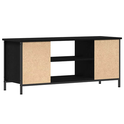 TV Cabinet 102 x 35 x 45 cm Black Oak Engineered Wood