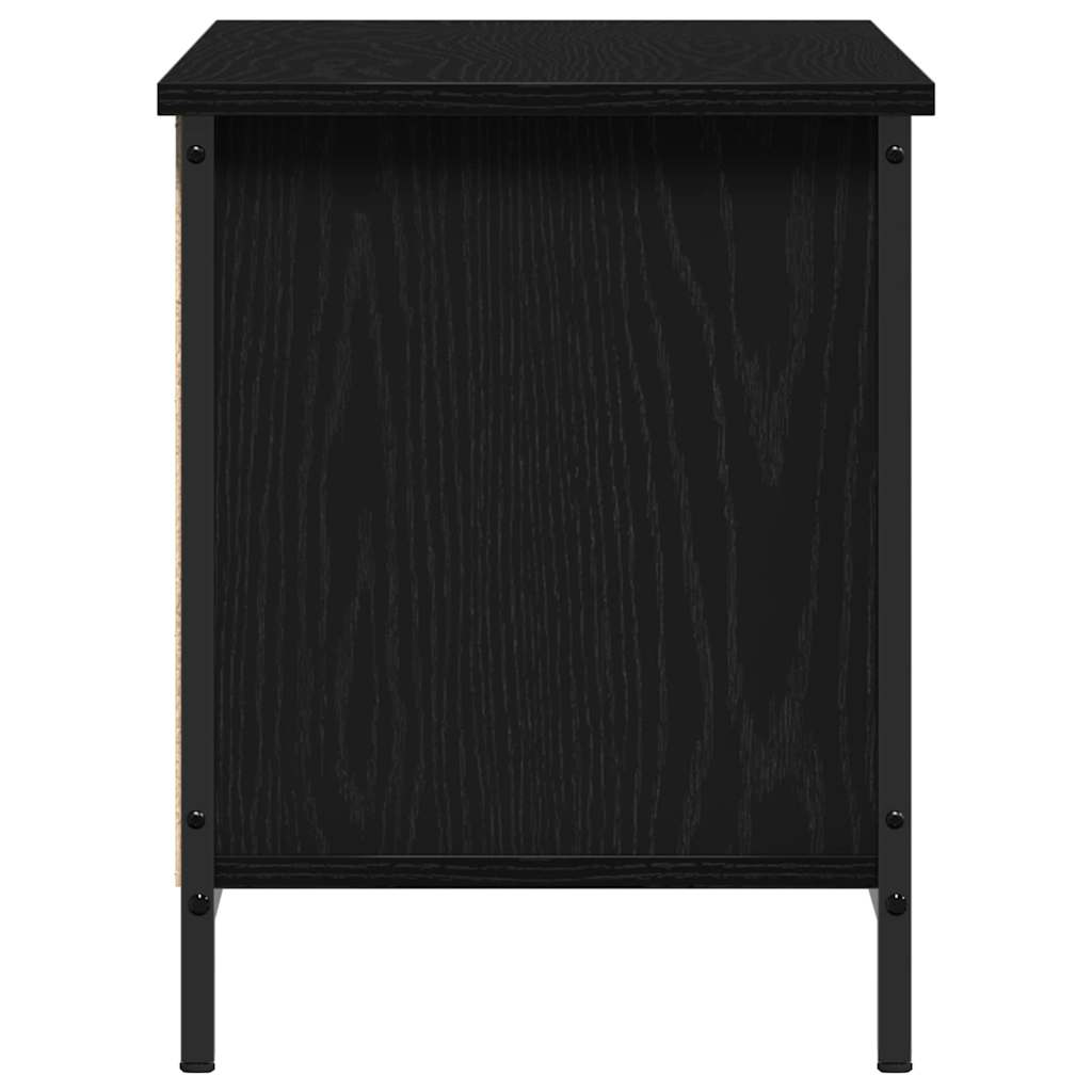TV Cabinet 102 x 35 x 45 cm Black Oak Engineered Wood