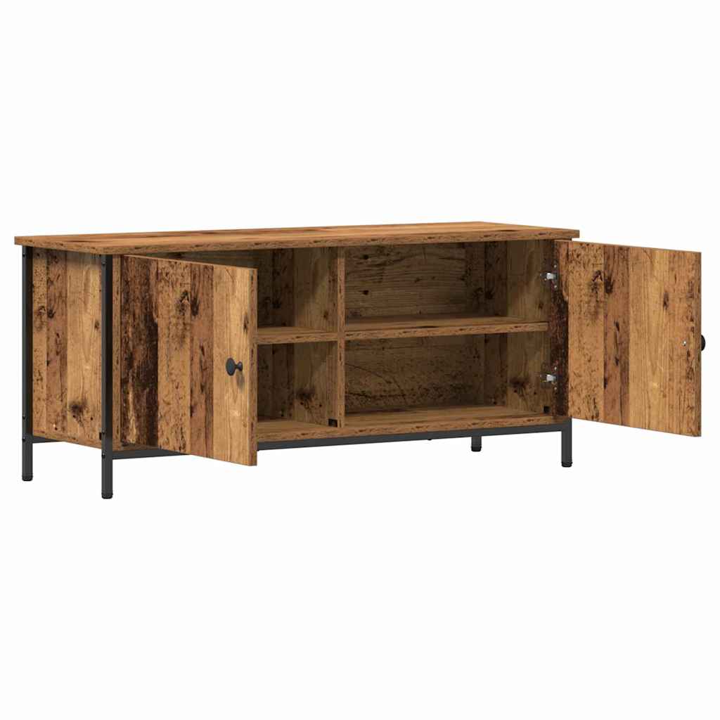 TV Cabinet Old Wood 100 x 35 x 45 cm Engineered Wood