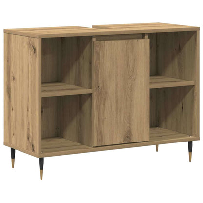 Bathroom Cabinet Artisan Oak 80 x 33 x 60 cm Engineered Wood