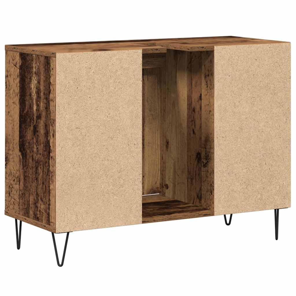 Bathroom Cabinet Old Wood 80 x 33 x 60 cm Engineered Wood