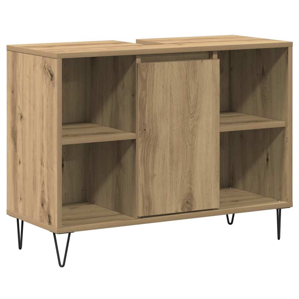 Bathroom Cabinet Artisan Oak 80 x 33 x 60 cm Engineered Wood