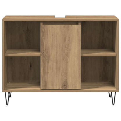 Bathroom Cabinet Artisan Oak 80 x 33 x 60 cm Engineered Wood