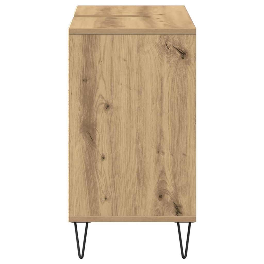 Bathroom Cabinet Artisan Oak 80 x 33 x 60 cm Engineered Wood