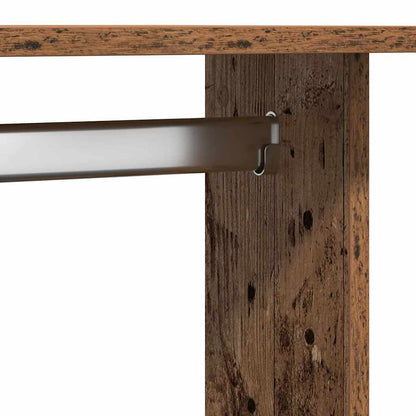 Wardrobe with Shelf Old Wood 102 x 38 x 110 cm Engineered wood