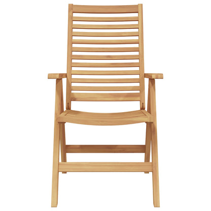 Chair Folding 6 pcs Brown 64.5 x 52 x 108 cm Solid Teak Wood