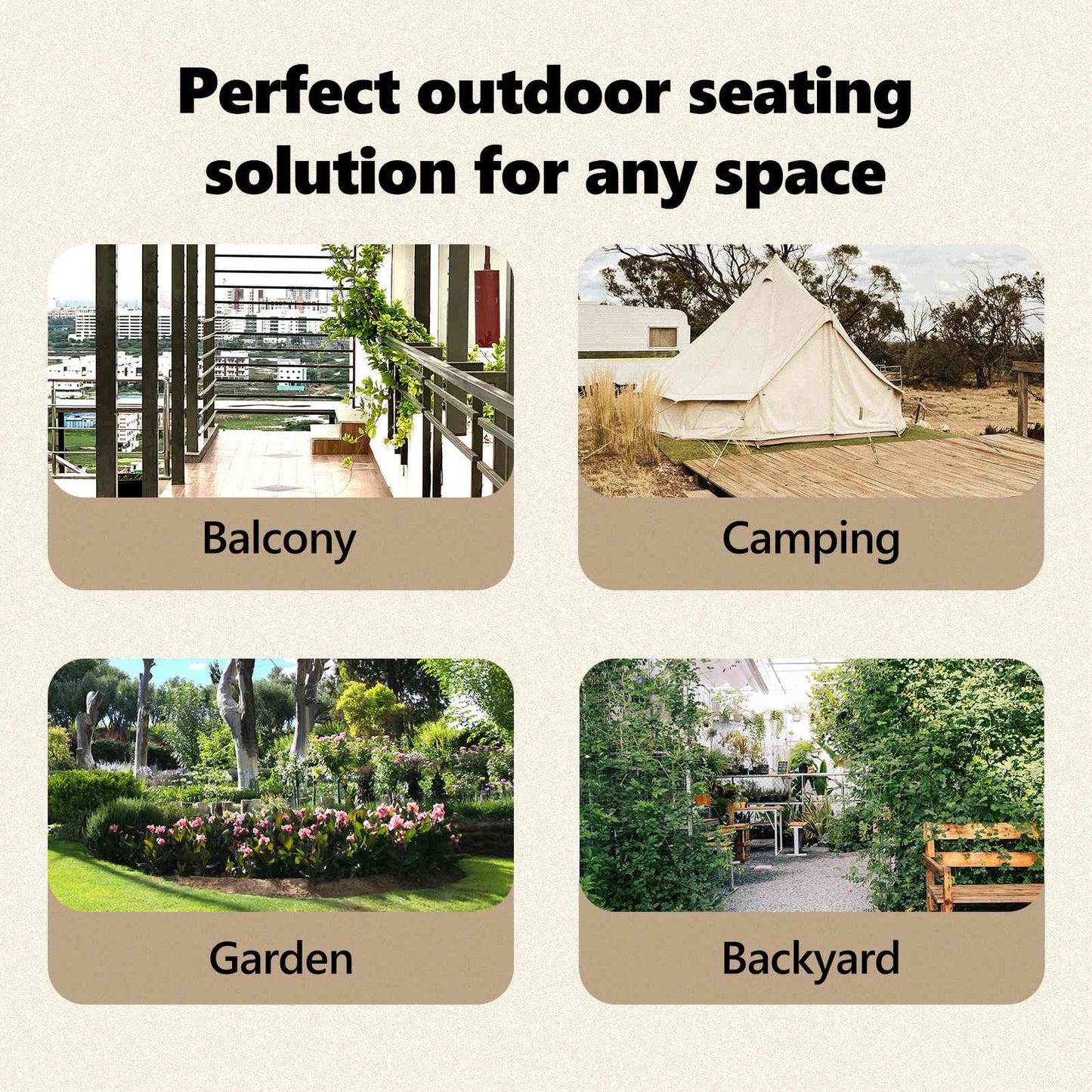 Chair Folding 8 pcs Brown 64.5 x 52 x 108 cm Solid Teak Wood