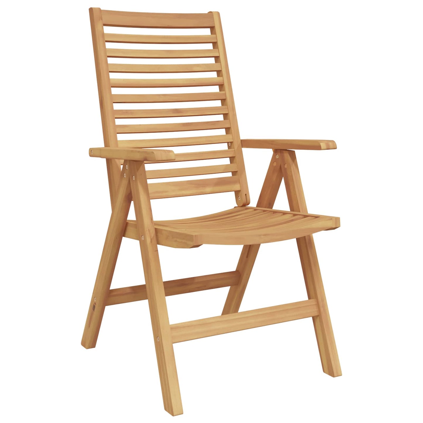 Chair Folding 8 pcs Brown 64.5 x 52 x 108 cm Solid Teak Wood