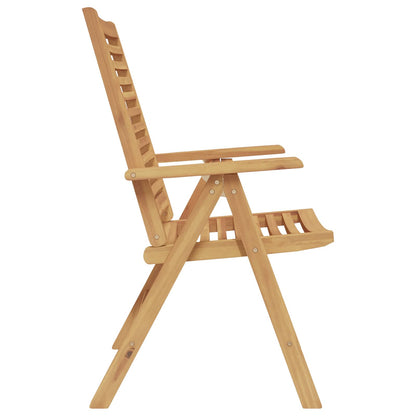 Chair Folding 8 pcs Brown 64.5 x 52 x 108 cm Solid Teak Wood